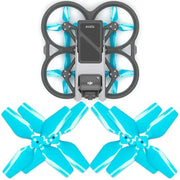 Master Airscrew - DJI Avata 4-Blade Upgrade Propellers - 4-Blad Propeller till DJI Avata - Blå - Kit 4-Pack - Action King