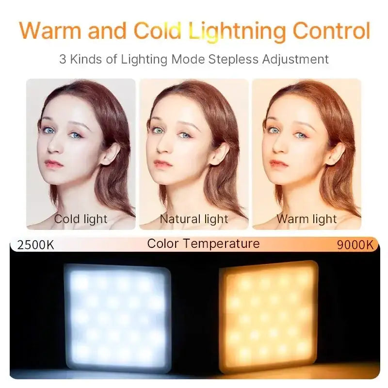 Ulanzi VL49 RGB Pro Belysning LED för foto / video - 2500mAh internt batteri - Action King