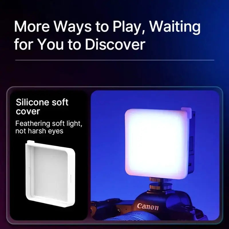 Ulanzi VL49 RGB Pro Belysning LED för foto / video - 2500mAh internt batteri - Action King