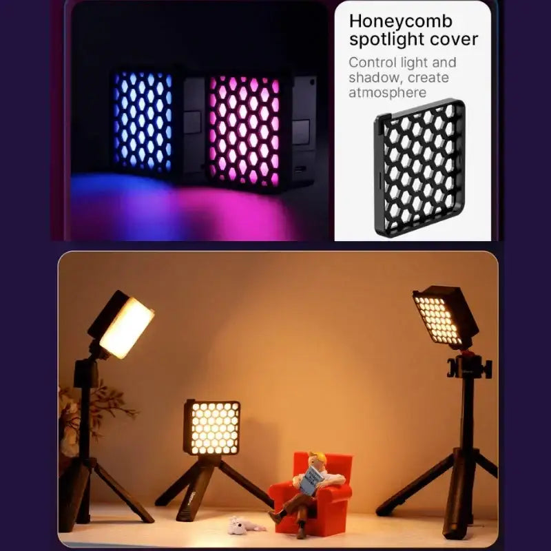 Ulanzi VL49 RGB Pro Belysning LED för foto / video - 2500mAh internt batteri - Action King
