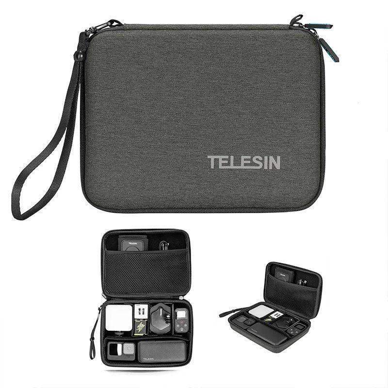 Telesin Väska / Förvaring Mellan Universal för Kamera / Mobil / Tillbehör - DIY - Grå - Action King