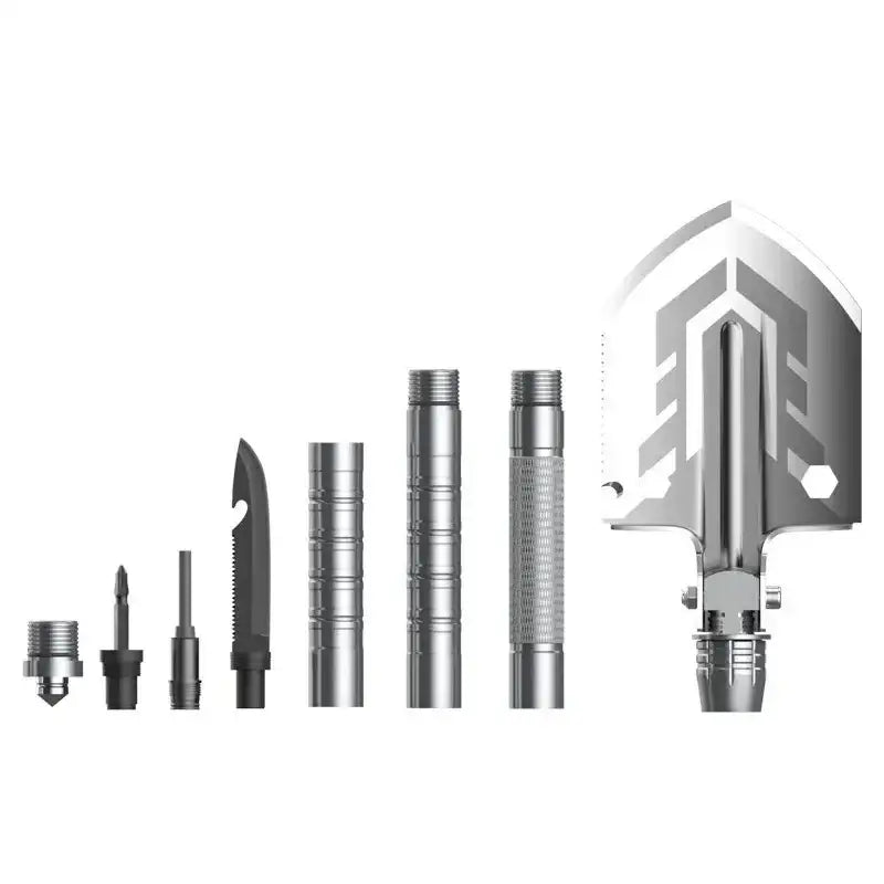 Överlevnadsspade 10 i 1 - Multiverktyg - Kit - Action King