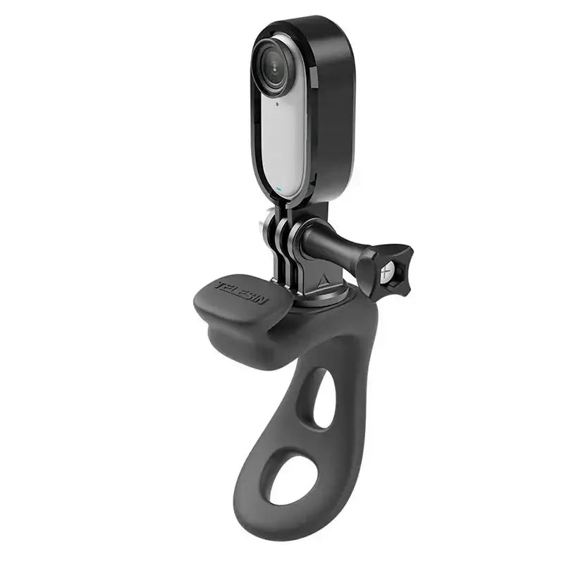 Telesin Flexibelt Silikonfäste 360° till Kamera - Svart - Action King