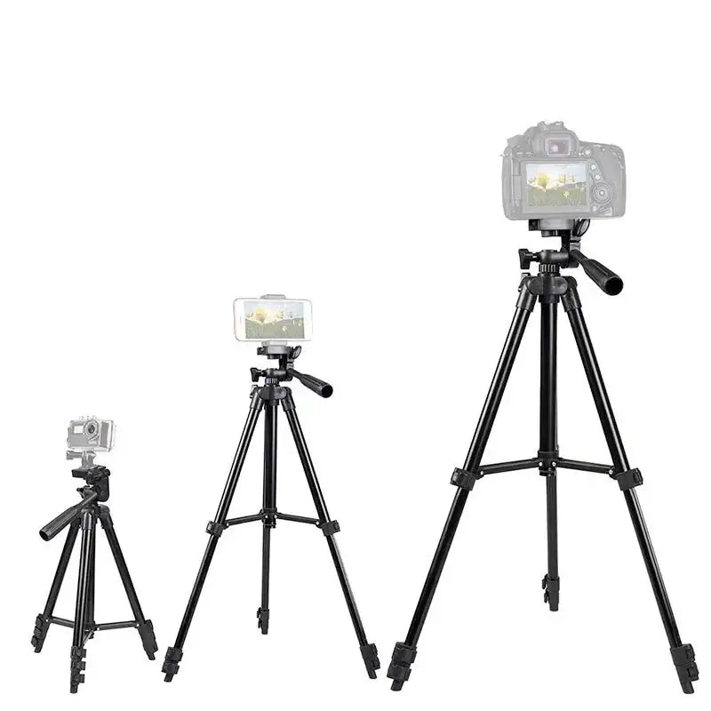 Tripod / kamerastativ 360° Light + mobilhållare - Aluminium 370-1020mm - Action King