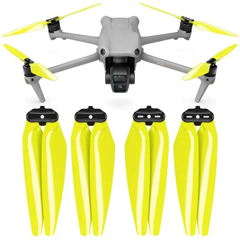 Master Airscrew - DJI Air 3 / AIr 3S Stealth Upgrade Propellers - Propeller till DJI Air 3 / AIr 3S - Electric - Kit 4-Pack - Action King
