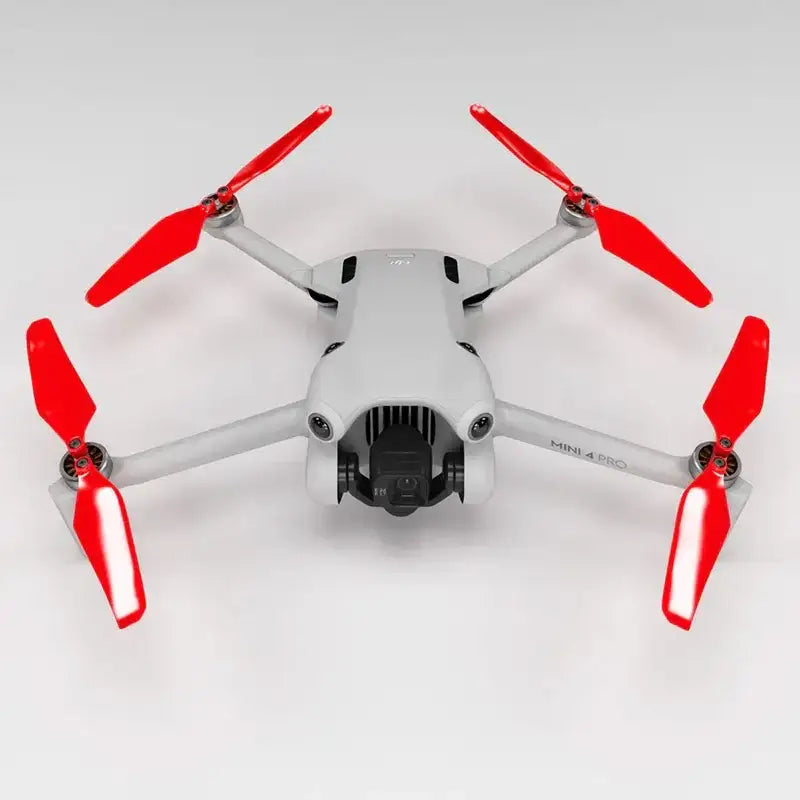 Master Airscrew - DJI Mini 4 Pro / 3 Pro Super Stealth Upgrade - Propeller - Röd - Kit 4-Pack - Action King