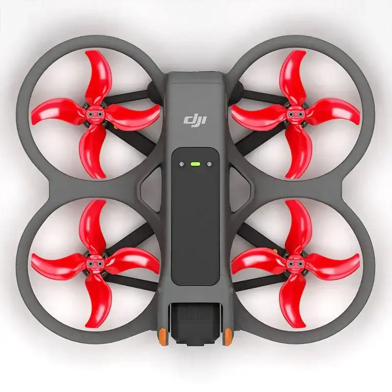 Master Airscrew DJI Avata 2 Upgrade Propellers - 4-Blad Propeller till DJI Avata 2 - Röd - Kit 4-Pack - Action King