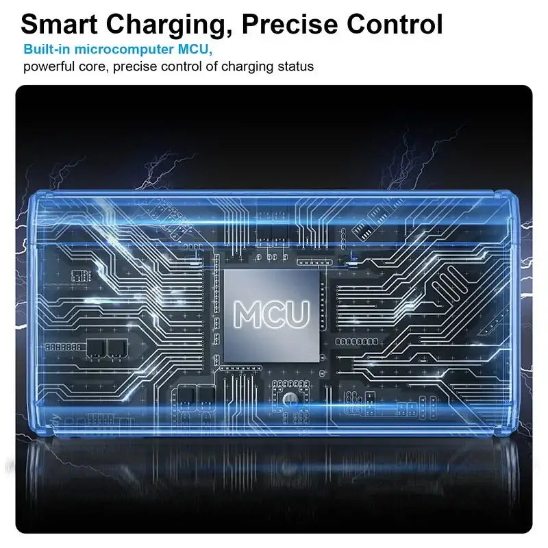 Telesin Batteriladdare Pocket Box med förvaring för 3st batterier + 2st microSD - För GoPro Hero13 Black - Action King