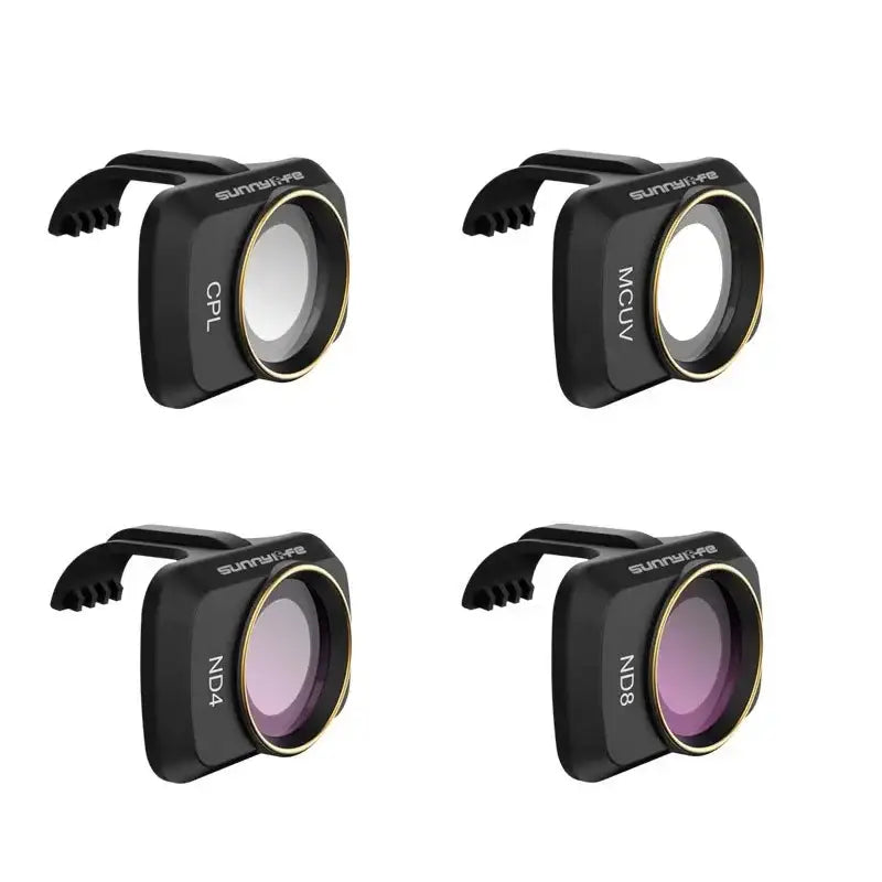 Filter 4-pack - MCUV + CPL + ND4 + ND8 till DJI Mavic Mini / Mini 2 / Mini 2 SE / Mini 4K - Kit - Action King