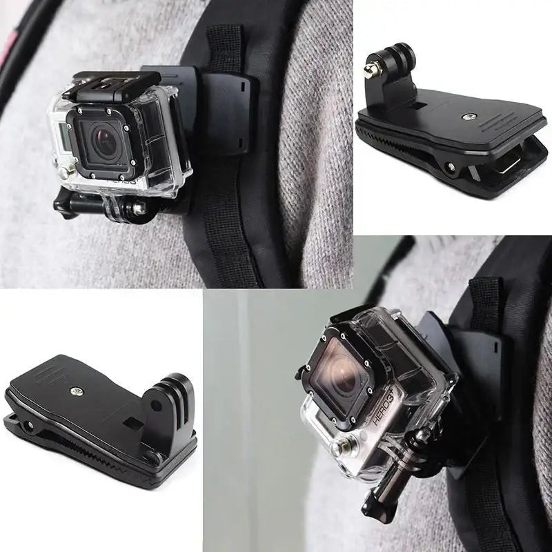 Snabbfäste / klämma till GoPro-kamera 360 grader - Action King
