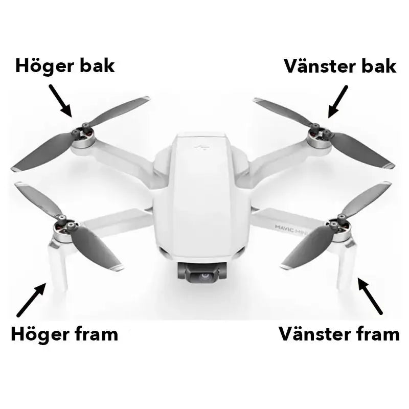 Motorarm till DJI Mavic Mini - Vänster Fram - Action King