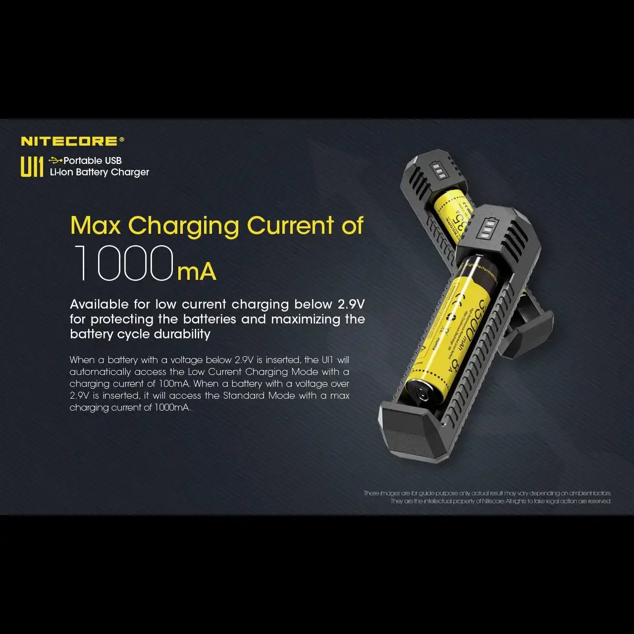 Nitecore UI1 Universal Charger / Batteriladdare - Action King