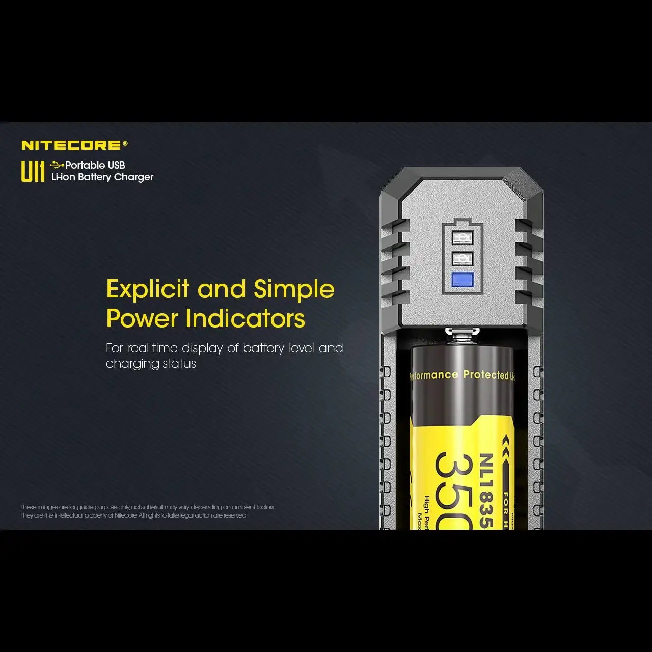 Nitecore UI1 Universal Charger / Batteriladdare - Action King