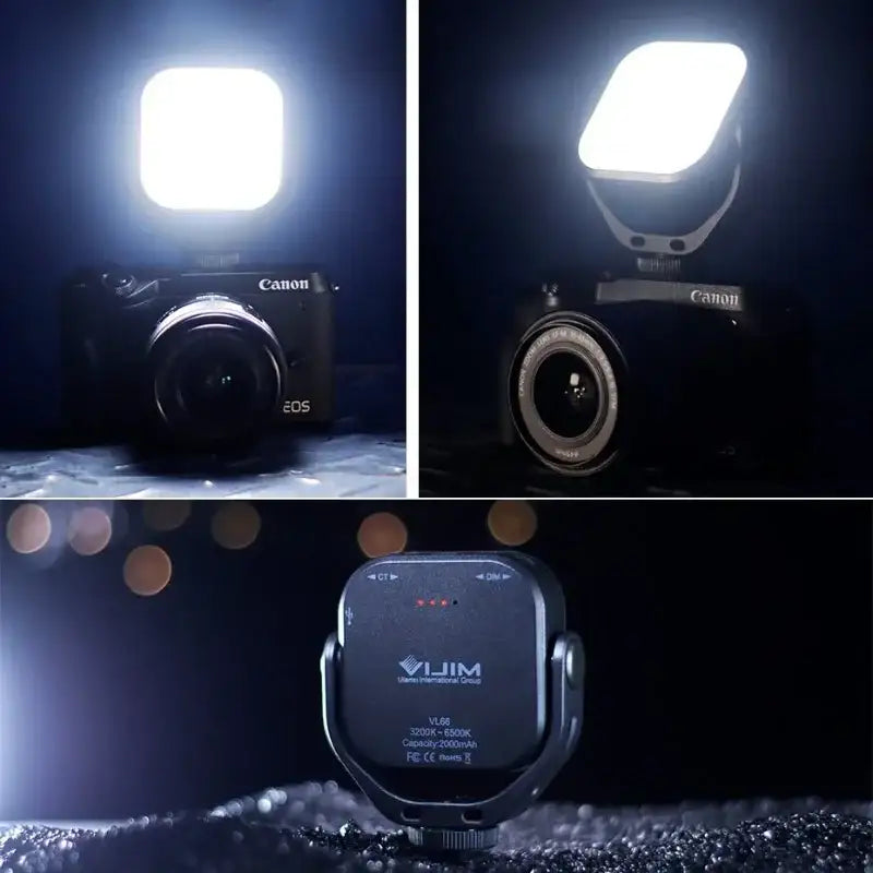 Ulanzi VIJIM VL66 Belysning LED för foto / video - 2000mAh internt batteri - 800lm - Action King