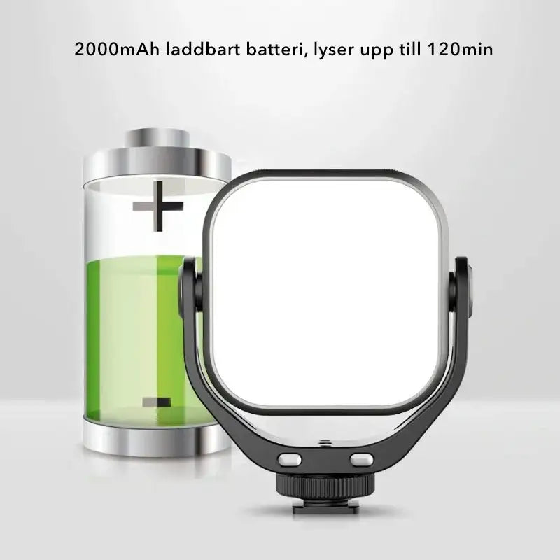 Ulanzi VIJIM VL66 Belysning LED för foto / video - 2000mAh internt batteri - 800lm - Action King