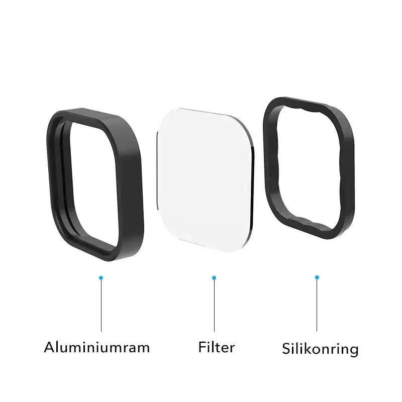 Telesin Filter 3-pack - ND8 + ND16 + ND32 till GoPro Hero12/11/Mini/10/9 Black - Kit - Action King