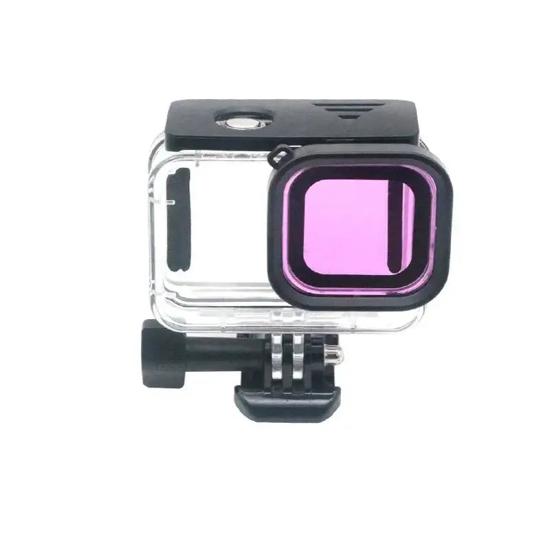 Telesin Färgfilter Röd + Ljusröd + Lila till Hero13/12/11/10/9 Black i vattentätt skal - Paket - Action King