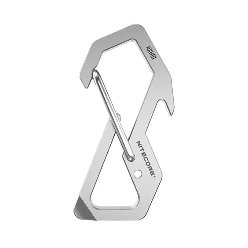 Nitecore NSH10 Multiuse Titanium Snap Hook - Karbinhake / Nyckelring i Titan - Action King