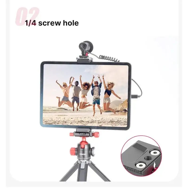 Ulanzi U-Pad III Tablet Clamp Fäste - hållare Padda till 1/4" skruv - Aluminium - Action King