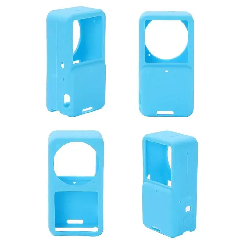 Telesin Silikonskal / fodral till DJI Action 2 med tillbehör - Blå - Action King