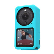 Telesin Silikonskal / fodral till DJI Action 2 med tillbehör - Blå - Action King