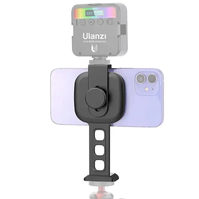 Ulanzi ST-28 Magsafe Mount - Fäste / hållare med tillbehörshållare för iPhone med Magsafe - Aluminium - Action King