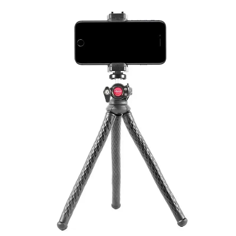 Ulanzi FT-01 Tripod flexibelt 360 grader kulledshuvud 1/4" skruv / Mobilhållare / Tillbehörssko - Bläckfisk - Action King