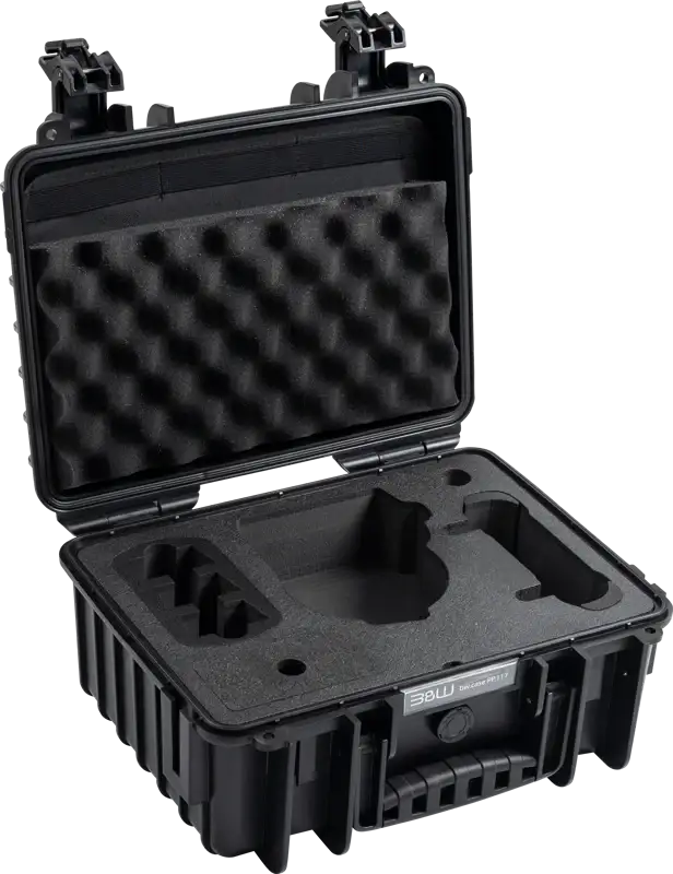 Svart BW Outdoor Case DJI Flip. Robust väska som skyddar DJI drönare från stötar, vatten & damm.