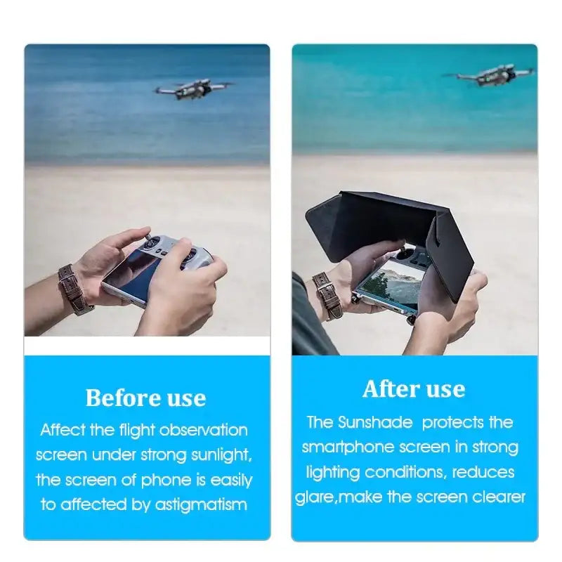 Solskydd för DJI RC Smart Fjärrkontroll - Action King