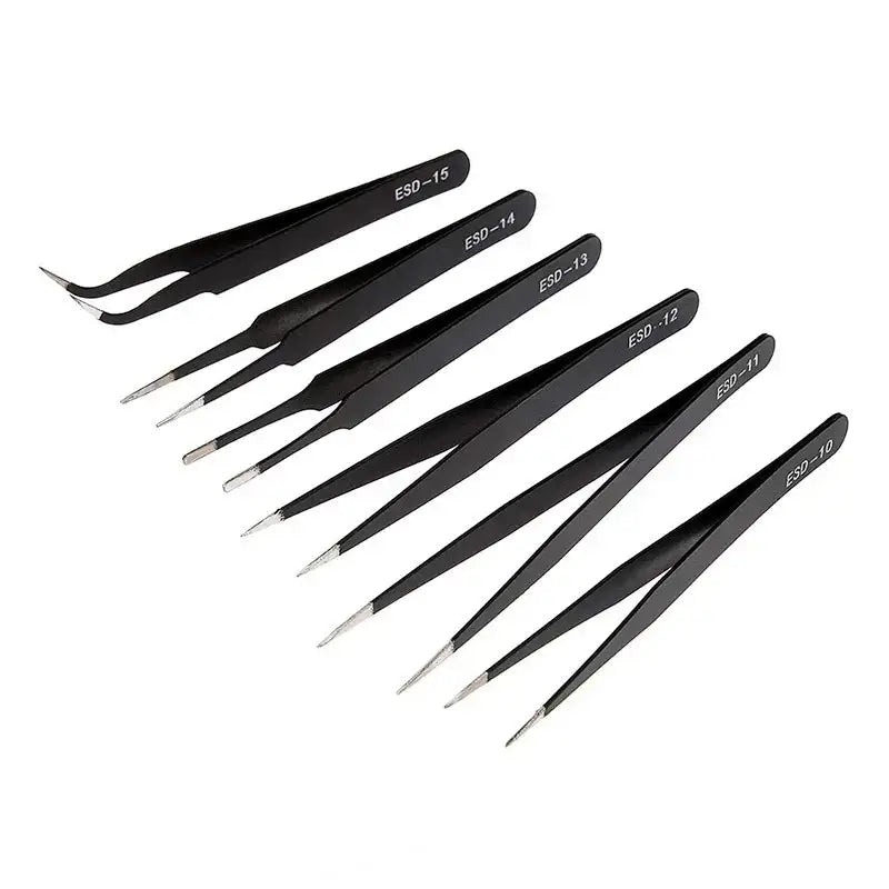 Pincetter ESD Antistatiska Precision 6 x Micro - Kit - Action King