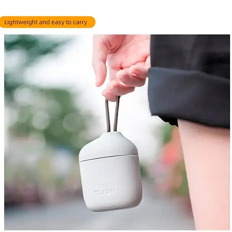 Telesin batterier 3st och allInBox med förvaring för batterier + microSD Läsare - Trippel - för GoPro Hero12/11/10/9 Black - Action King