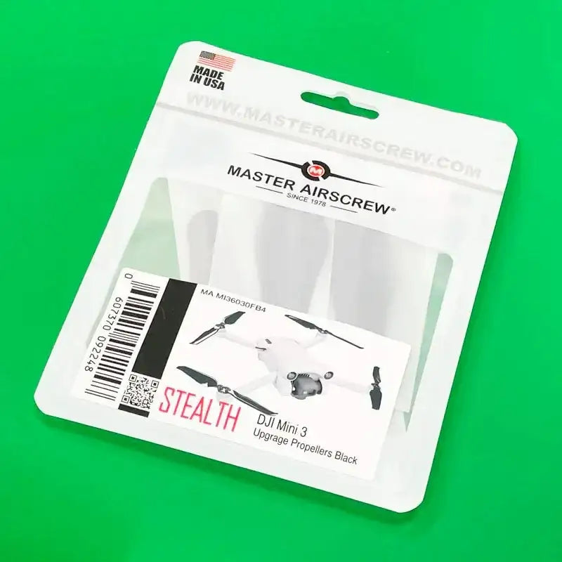 Master Airscrew Propellers till DJI Mini 3 Pro / 4 Pro – 4-Pack Svart - Action King