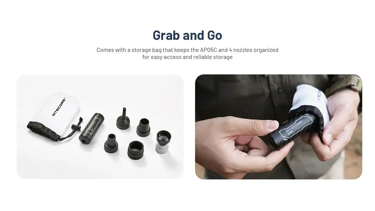 Nitecore AP05C Air pump - Action King