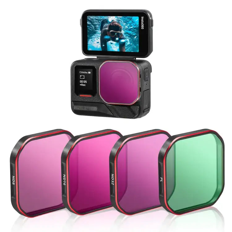 For Insta360 Ace Pro 2 STARTRC 4 in 1 PL ND8 ND16 ND32 Camera Lens Filter - Action King