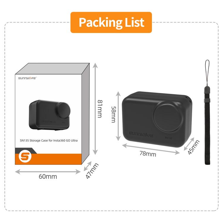 Insta360 GO Ultra - Skyddande Förvaringsväska för Insta360 GO