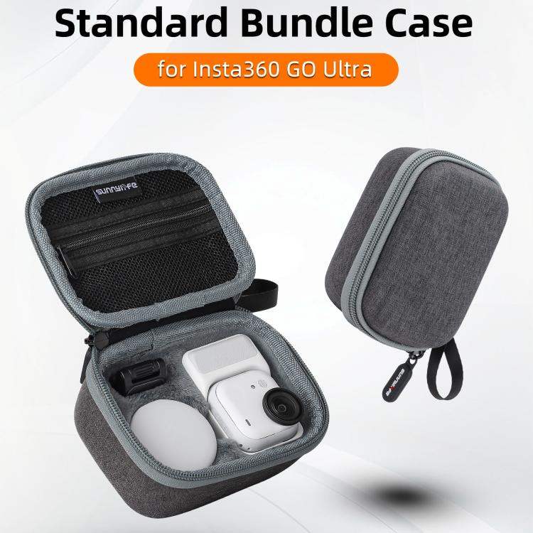 For Insta360 GO Ultra Sunnylife Standard Portable Protective Box Storage Bag - Action King