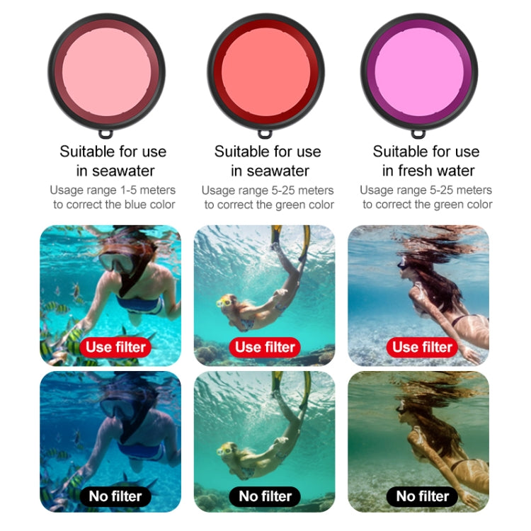 Dive Filter Osmo Action 5 Pro for Clear Underwater Images