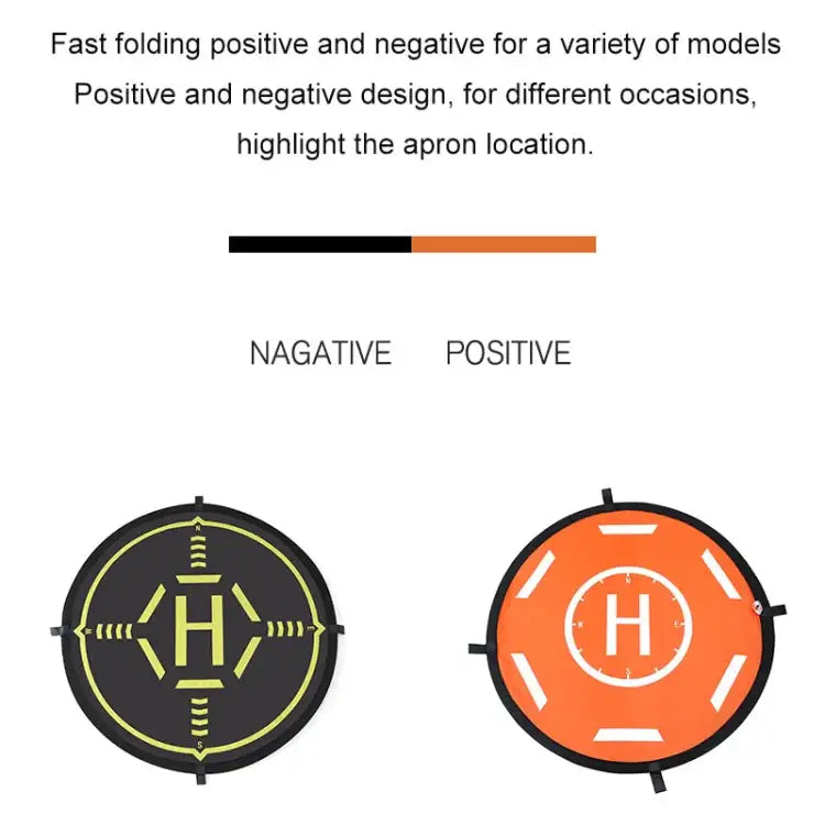 STARTRC RC Drone Quadcopter Portable Parking Apron Fast-fold Landing Parking Pad for DJI Mavic Mini / Mavic Air 2, Diameter: 56cm - Action King