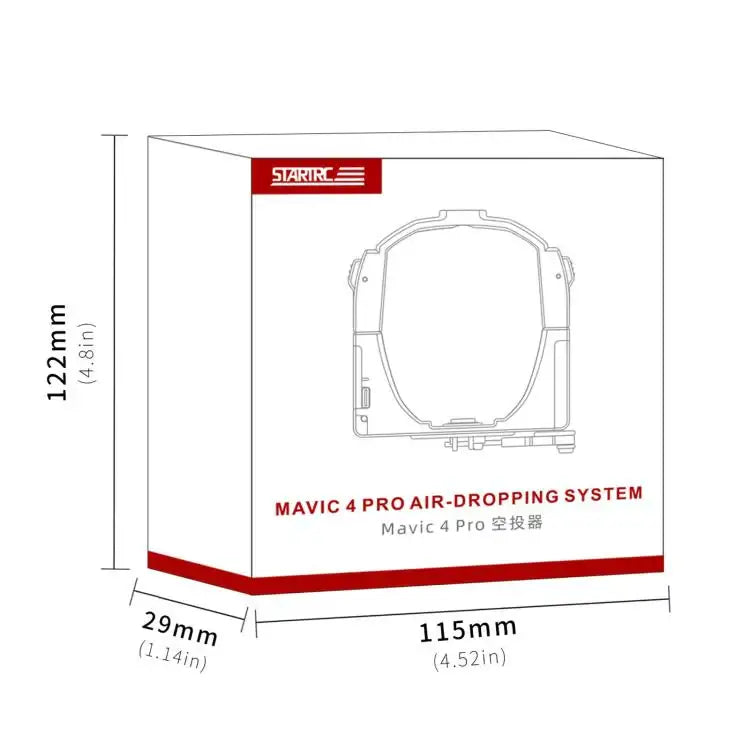 For DJI Mavic 4 Pro STARTRC Air-Dropping System Thrower Parabolic with Expansion Bracket - Action King