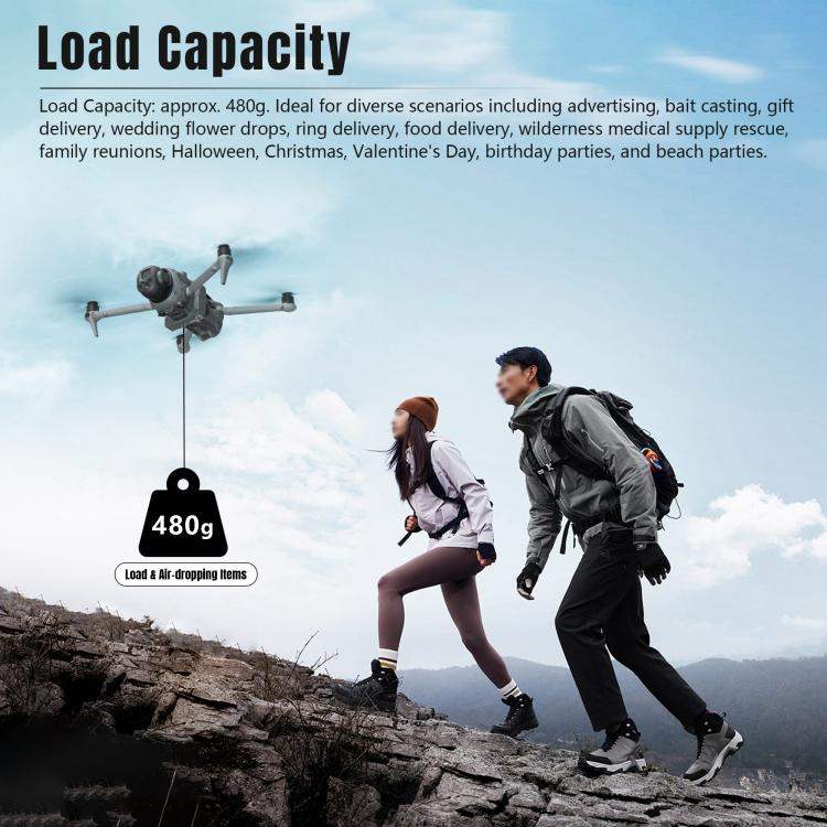 For DJI Mavic 4 Pro STARTRC Air-Dropping System Thrower Parabolic with Expansion Bracket - Action King