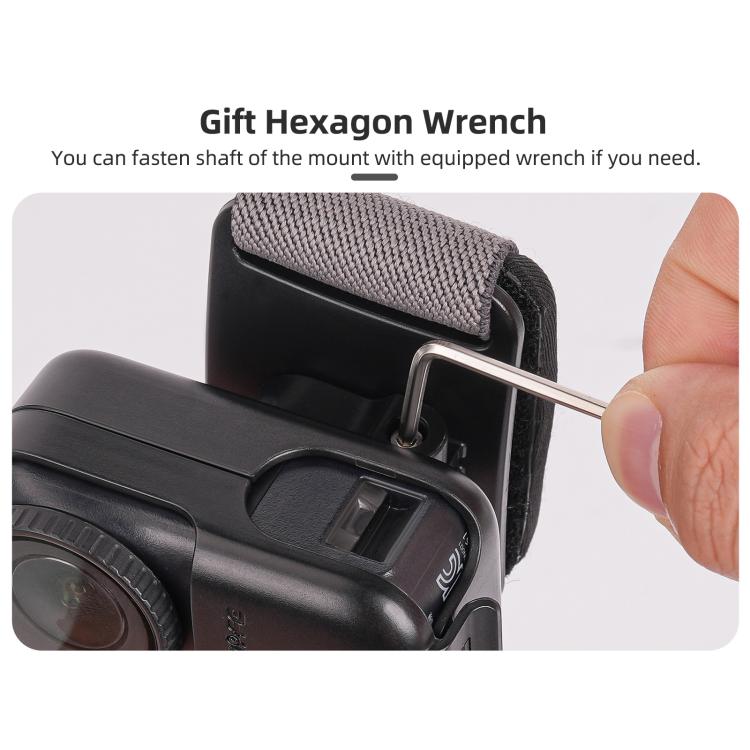 DJI Osmo Nano Sunnylife - Justerbar Huvudrem med 360 Rotation