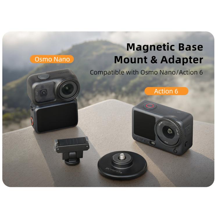 Magnetiskt Snabbfäste till Osmo Action 6 och Osmo Nano