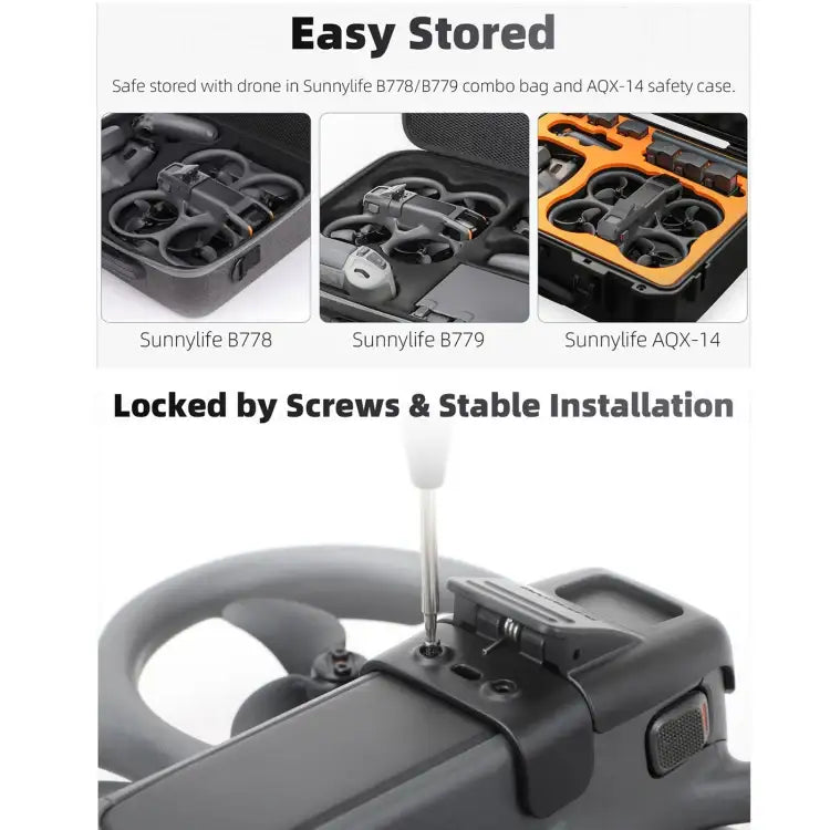 For DJI Avata 2 Sunnylife Battery Anti-release Buckle Clip Lock-up Anti-falling Battery Safety Lock Buckle Guard - Action King