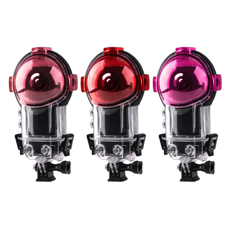 Insta360 X3 dykfilter: Blått filter förbättrar undervattensbilder, skarpare färger, klart vatten, korallrev, djup.