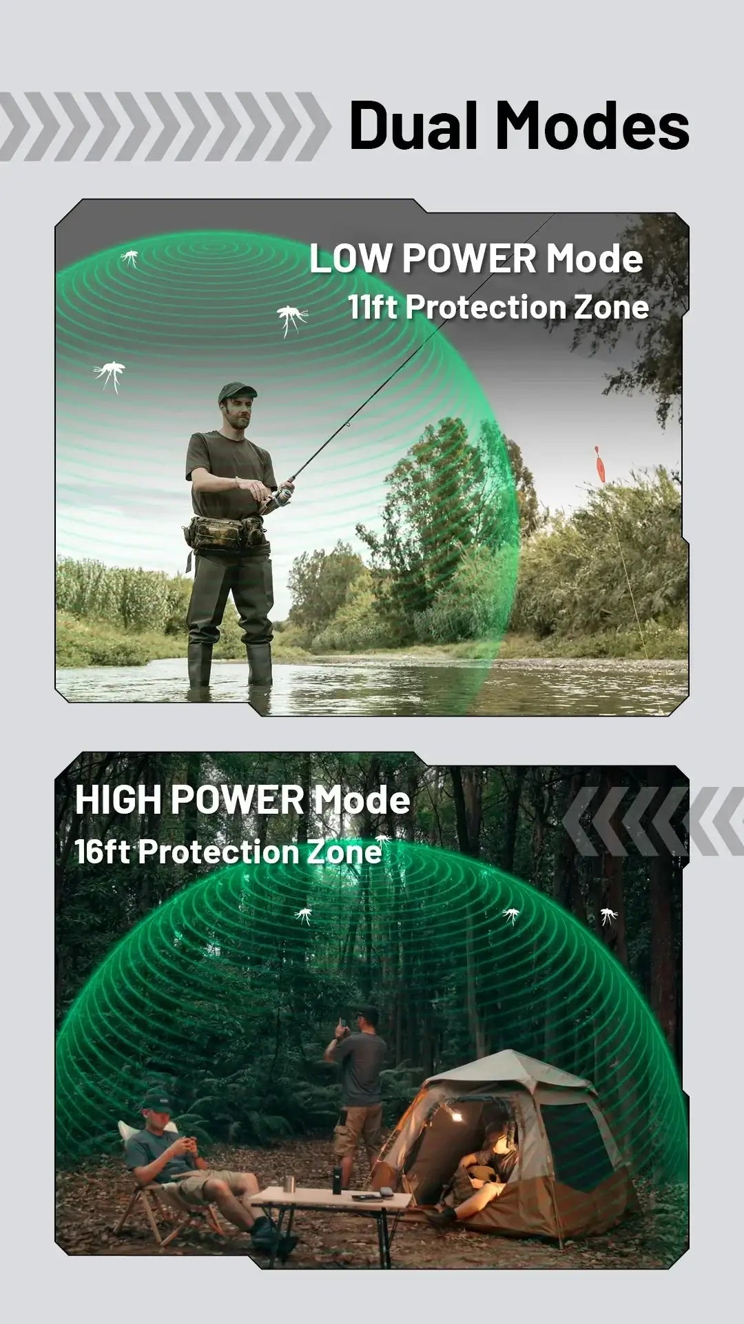 Nitecore EMR25 myggskydd med powerbank - Action King