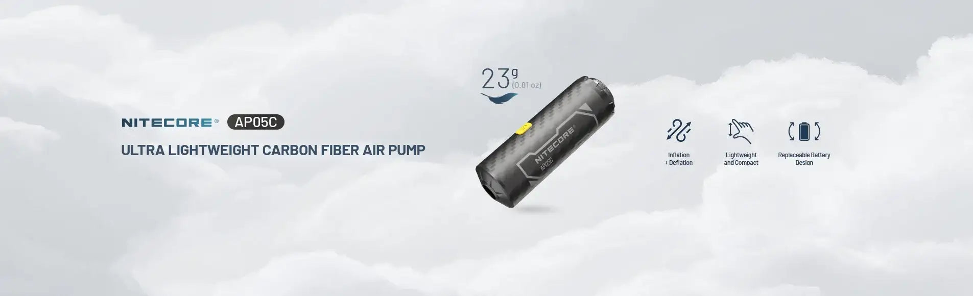 Nitecore AP05C Air pump - Action King