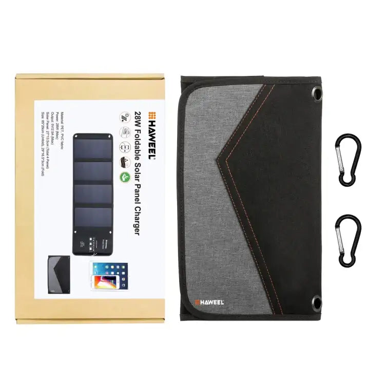 HAWEEL 28W Vikbar Solpanel