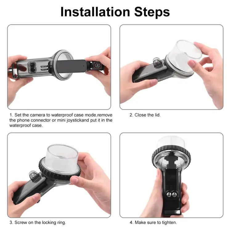 PULUZ 60m Underwater Waterproof Housing Diving Case Cover for DJI Osmo Pocket 2 - Action King