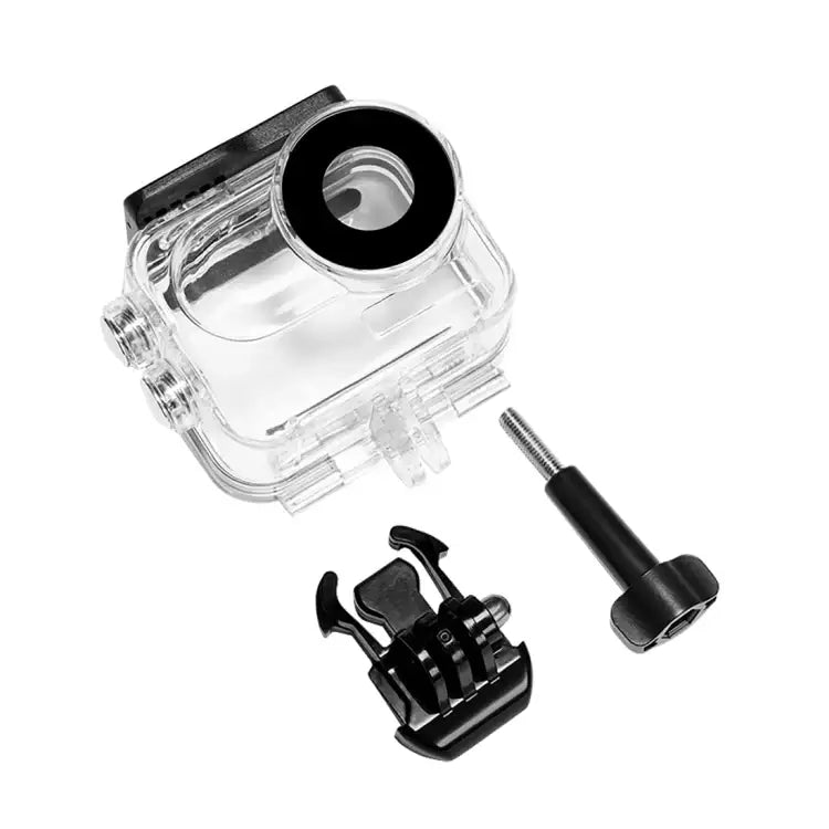 For Insta360 GO 3 PULUZ 60m Underwater Waterproof Housing Case with Base Adapter & Screw - Action King
