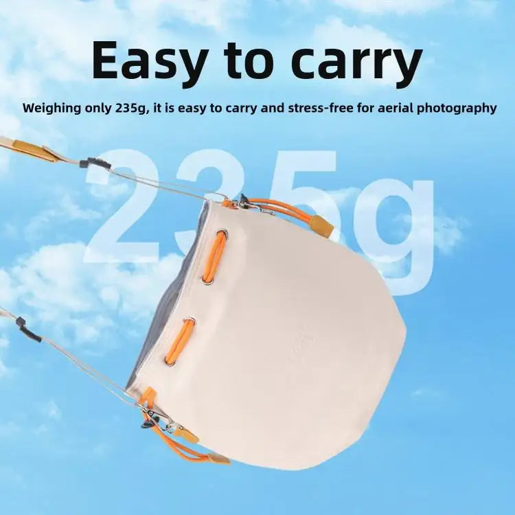 Svart DJI Mini 2 crossbodyväska för säker förvaring och transport av drönare och tillbehör.